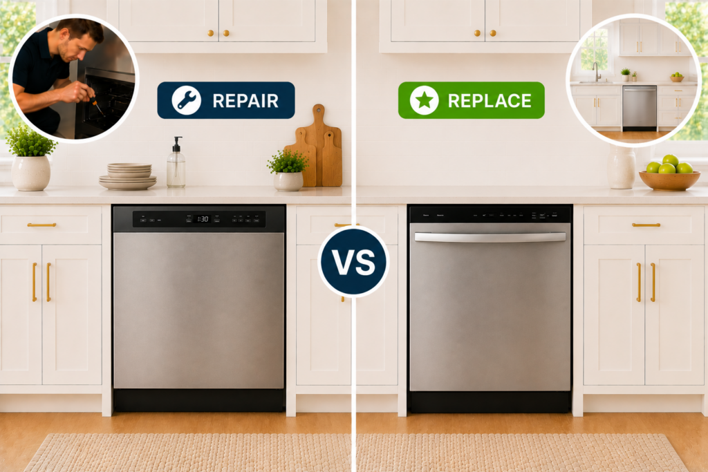 dacor dishwasher repair or replace
