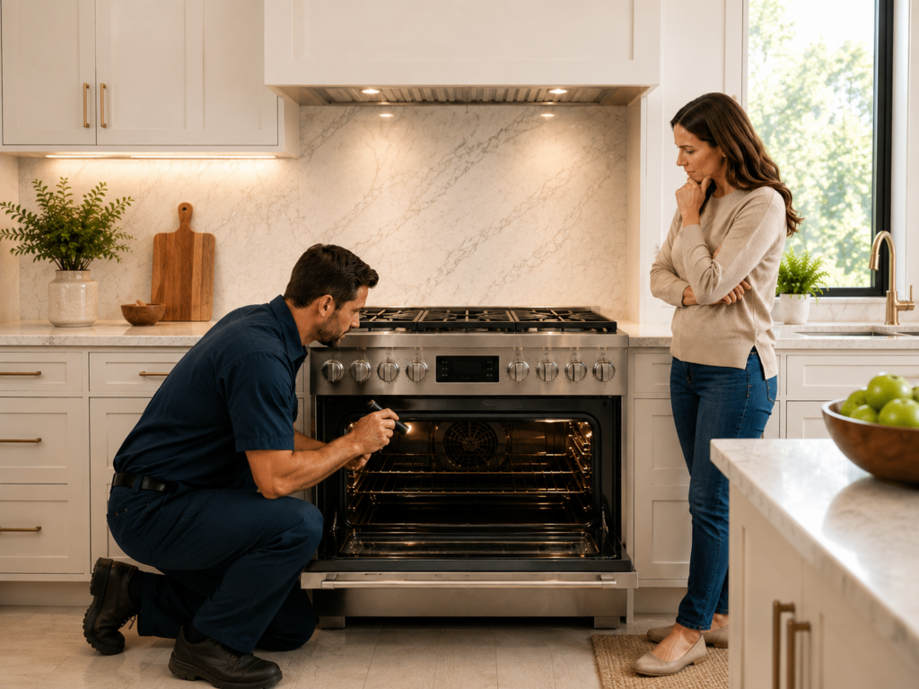 dacor oven not heating