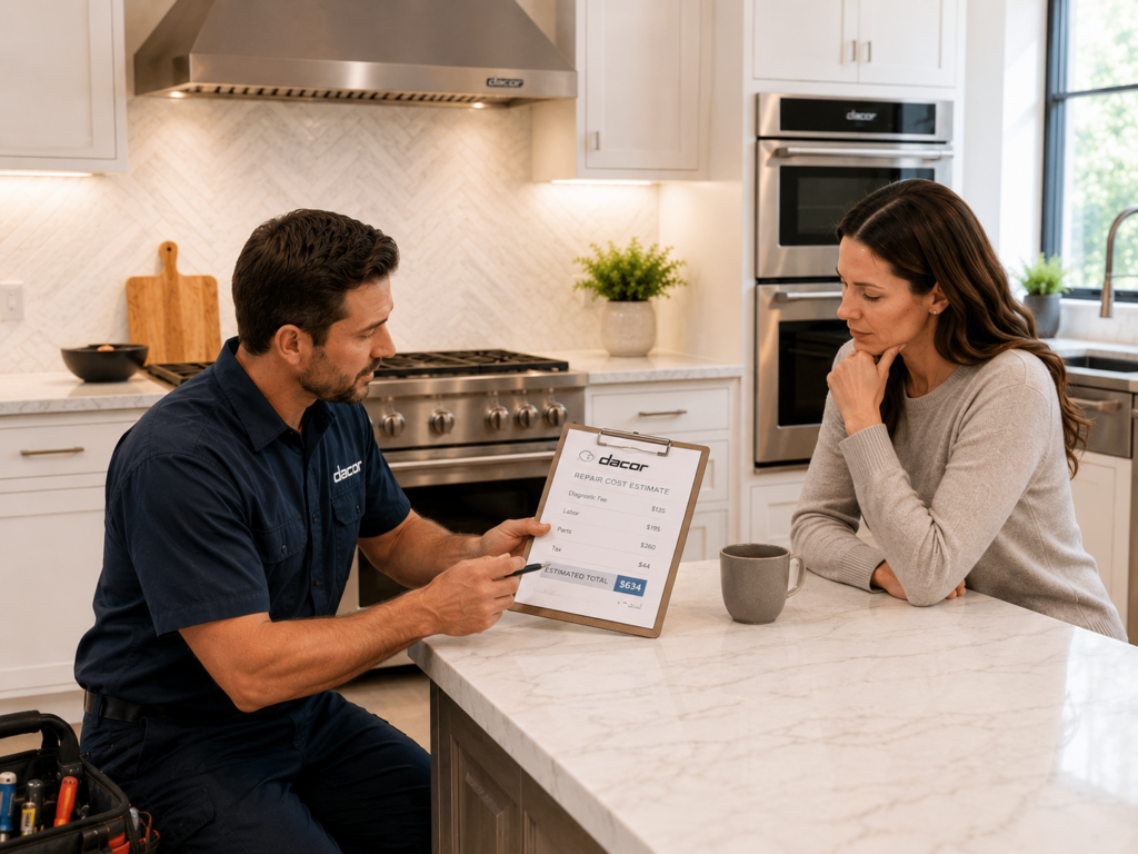 dacor appliance repair cost