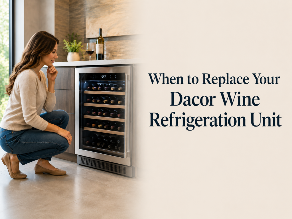 when to replace dacor wine cooler